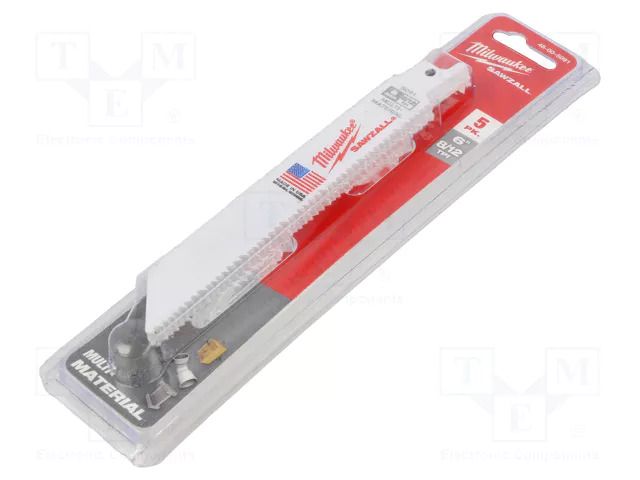Hacksaw blade-set; universal; 150mm; 8teeth/inch; 5pcs. Milwaukee MW-48005091