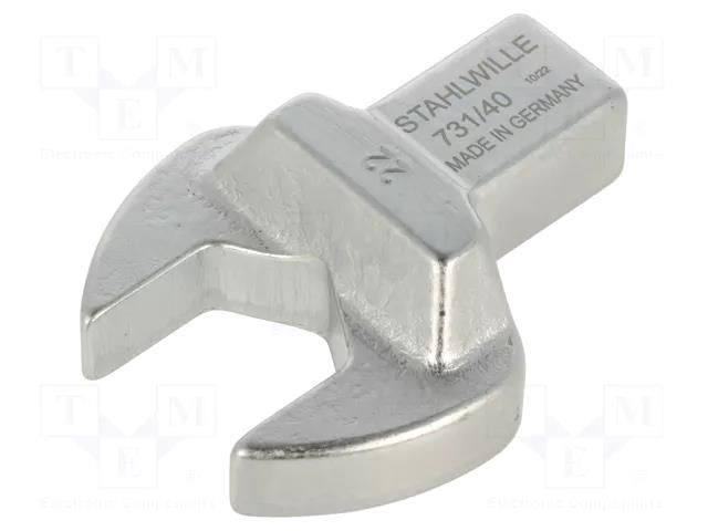 Wrench tip; torque,spanner; 22mm; Mounting: 14x18 STAHLWILLE ST-58214022