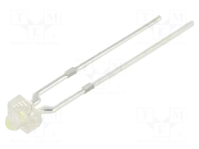 LED; white cold; 1.8mm; 2180÷3000mcd; 15°; Front: convex; THT OPTOSUPPLY OSW54K7311F