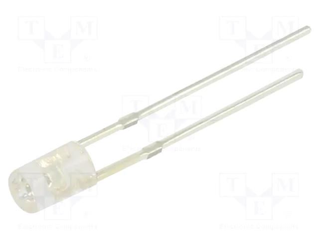 LED; yellow; 3mm; 220÷300mcd; 100°; Front: flat; 1.9÷2.4VDC OPTOSUPPLY OSY5PA3HA1F