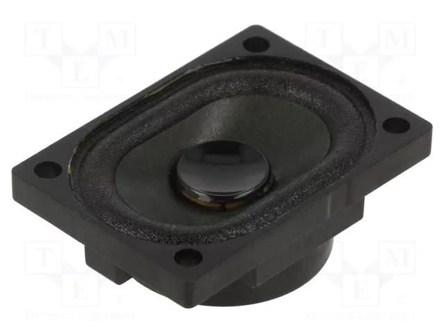 Loudspeaker; miniature; 2W; 4Ω; 28.4x40x13mm; 0÷20000Hz PUI AUDIO AS04004PO-WR-R