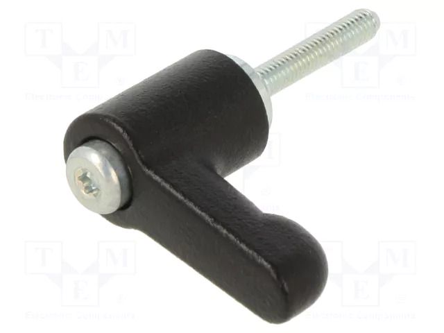 Lever; adjustable; Thread len: 16mm; Lever length: 22mm; GN 302.2 ELESA+GANTER GN302.2-22-M3-16SW
