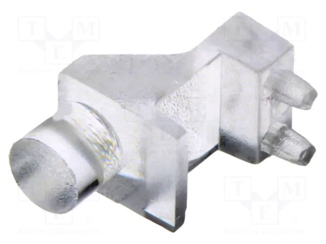 Fiber for LED; Ø3mm; Front: flat; angular,with PCB mounting BIVAR SLP3-150-100-F