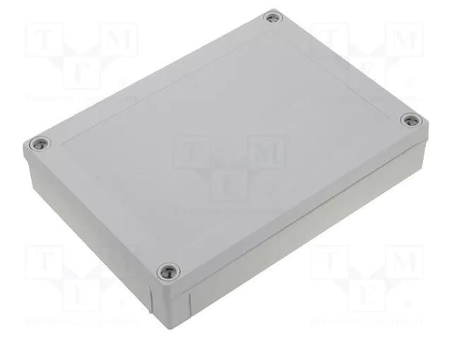 Enclosure: multipurpose; X: 130mm; Y: 180mm; Z: 35mm; MNX; grey; IK08 FIBOX PC150/35LG