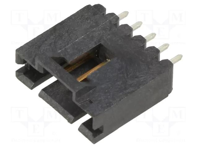 Connector: wire-board; socket; male; PIN: 5; AMPMODU MTE; straight TE Connectivity 5-103735-4