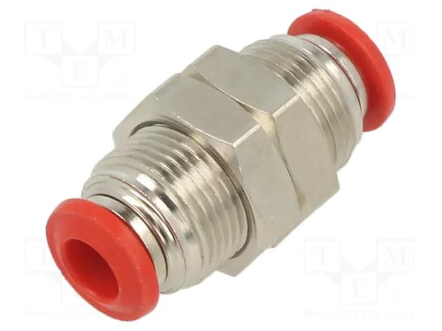 Push-in fitting; bulkhead,straight,inline splice; -0.99÷20bar AIGNEP 50050-6