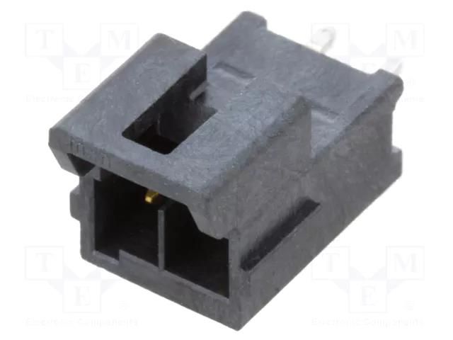 connector ULTRA-FIT HDR VT SGL K BLK 02CKT 15AU MOLEX MX-172286-1202