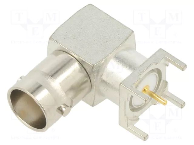 Connector: BNC; socket; female; angled 90°; 50Ω; THT; on PCBs; PTFE MOLEX MX-73131-0240