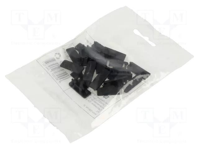 Cap for LED profiles; black; 20pcs; ABS; GEN2; SURFACE14 TOPMET TOP.A2980002