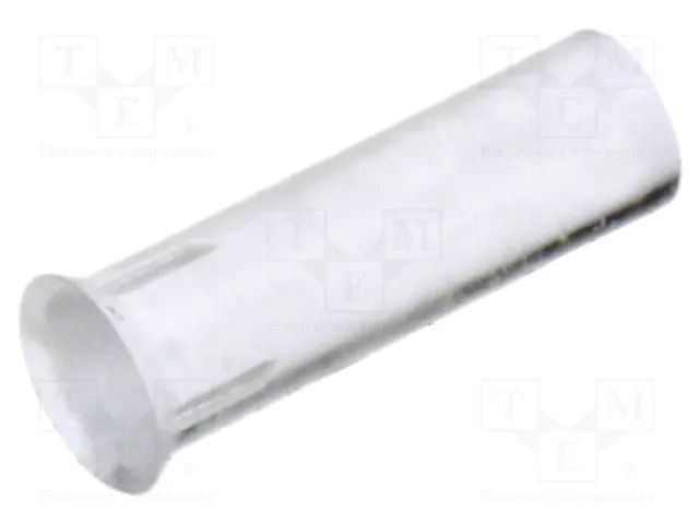 Fiber for LED; Ø2.3mm; L: 6.4mm; round; Front: flat; straight; PLPC2 BIVAR PLPC2-250