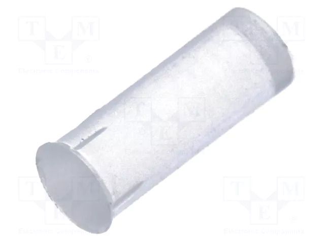 Fiber for LED; Ø3.3mm; L: 8mm; round; Front: flat; straight; PLPC3 BIVAR PLPC3-8MM