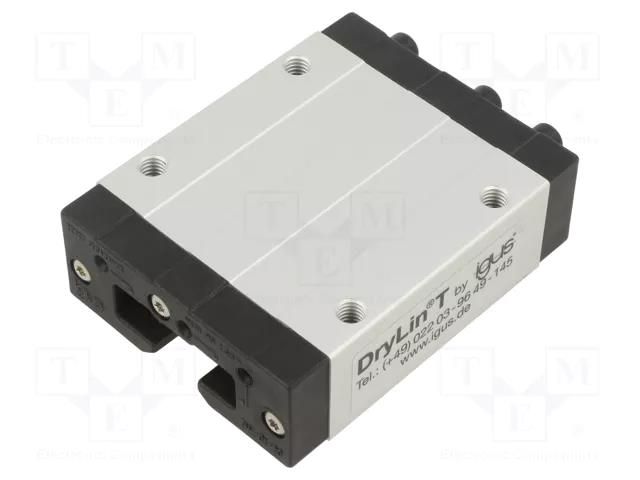Trolley; aluminium,iglidur® J; 87mm; DryLin® T; linear guides IGUS TW-01-20