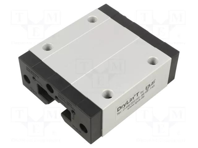 Trolley; aluminium,iglidur® J; 109mm; DryLin® T; linear guides IGUS TW-01-30