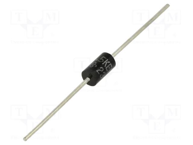Diode: TVS; 12V; 89.8A; bidirectional; DO201; 1.5kW; 13 inch reel VISHAY 1.5KE12CA-E3/54