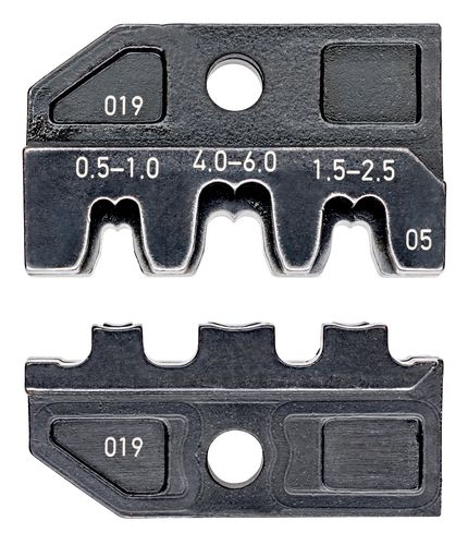 KNIPEX 97 49 05 Crimping die for non-insulated open plug type connectors (plug width 4.8 + 6.3 mm)  97 49 05 4003773030867