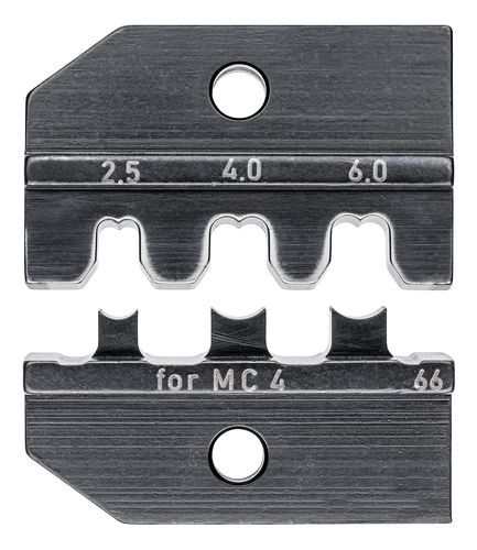 KNIPEX 97 49 66 Crimping die for solar cable connectors MC4® (Multi-Contact) & MC4® EVO2 2,5/4/6 mm²  97 49 66 4003773066699