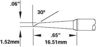 TIP, MINI HOOF SMTC-0167