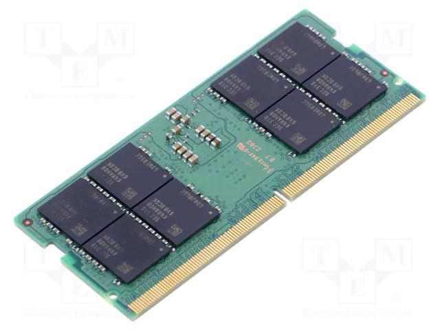 DRAM memory; DDR5 SODIMM; 4800MHz; 1.1VDC; industrial; 1Gx16 GOODRAM INDUSTRIAL GR5S8G480S6C