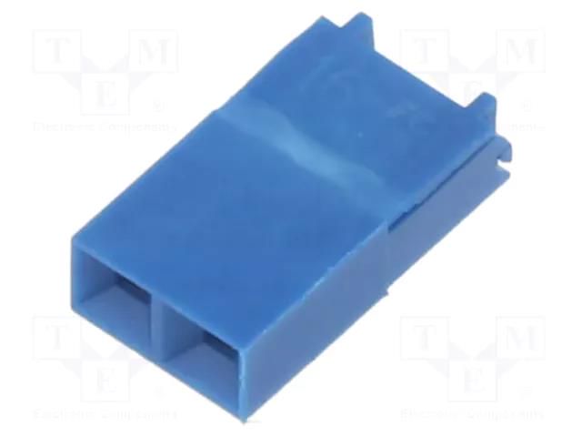 Connector: wire-board; jumper; female; Mini-Jump; 2.54mm; PIN: 2 AMPHENOL COMMUNICATIONS SOLUTIONS 65474-001LF