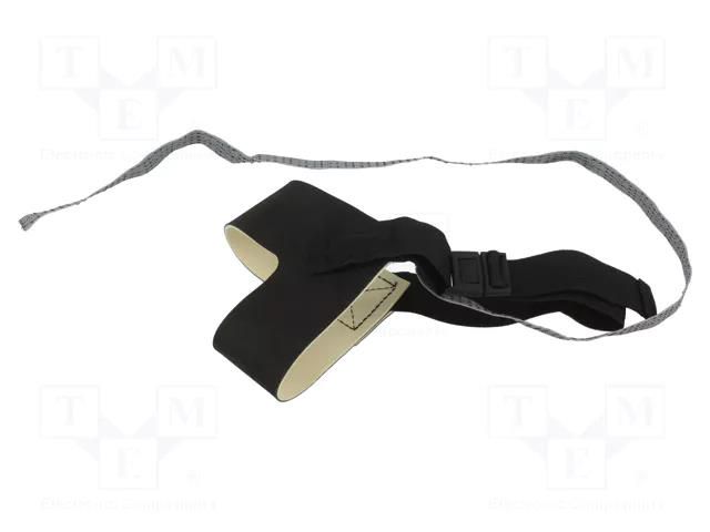 ESD shoe grounder; ESD; 1pcs; Features: under heel,resistor 1MΩ RT WORK RBT-OPN2/V