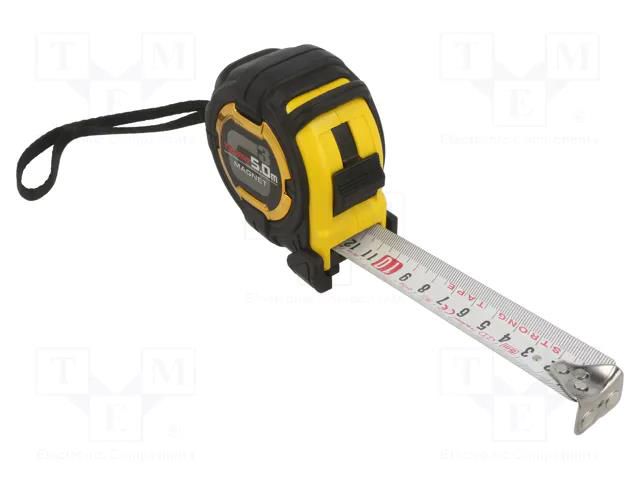 Measuring tape; L: 5m; Width: 27mm; ABS; Class: II; double-sided TAJIMA TJ-G3M750MTD