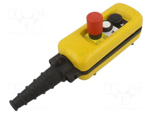Control cassette; Harmony XAC; No.of butt: 3; mushroom,round SCHNEIDER ELECTRIC XACA2913