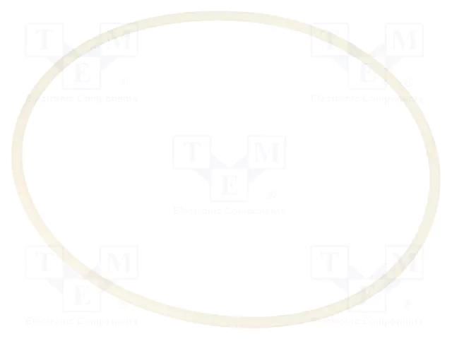 O-ring gasket; silicone; Thk: 2mm; Øint: 75mm; white; -60÷160°C ORING USZCZELNIENIA TECHNICZNE O-75X2-SI-WH