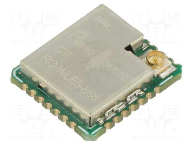 Module: LoRA; 868MHz; -140dBm; 2.5÷3.7VDC; 18.5dBm; SMD; 120/5A RADIOCONTROLLI RC-WLE5-868