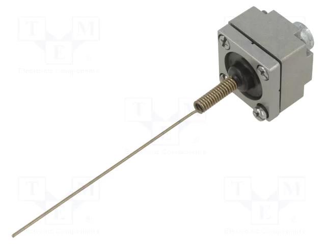 Driving head; plunger on spring loaded element; metal; XCKJ TELEMECANIQUE SENSORS ZCKE06