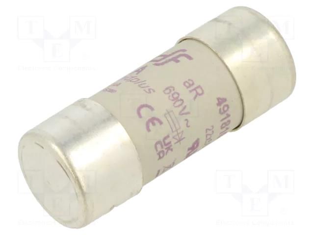 Fuse: fuse; 32A; 690VAC; 700VDC; aR; 22x58mm DF ELECTRIC 491810