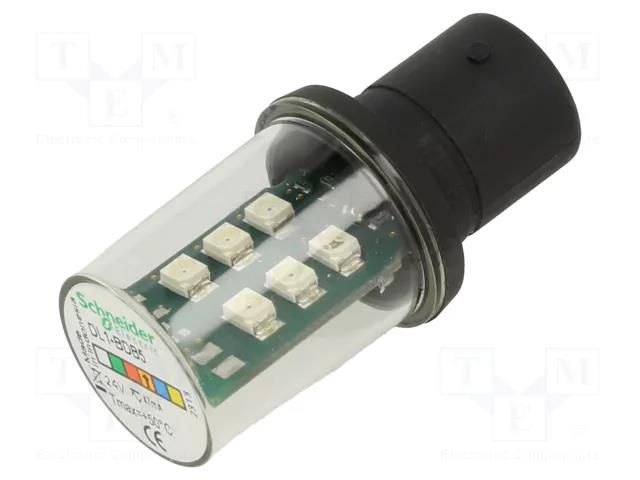 LED lamp; orange; BA15D; 24VDC; 24VAC SCHNEIDER ELECTRIC DL1BDB5