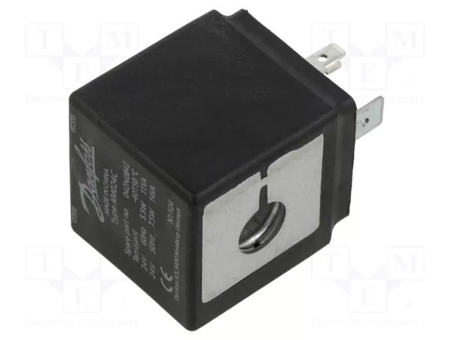 Accessories: coil for solenoid valve; 24VAC; 9mm; IP00; -40÷50°C DANFOSS 042N0842