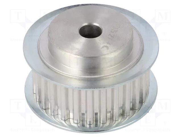 Belt pulley; T5; W: 16mm; whell width: 27mm; Ø: 42.2mm; aluminium OPTIBELT 27-T5-27-200ZA