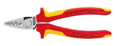 Crimping Pliers for end sleeves 97 78 180 KNIPEX KNIP/9778180 4003773072003