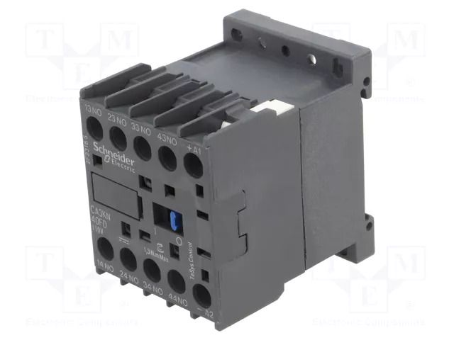 Contactor: 4-pole; NO x4; 110VDC; 10A; TeSys D; screw terminals SCHNEIDER ELECTRIC CA3KN40FD