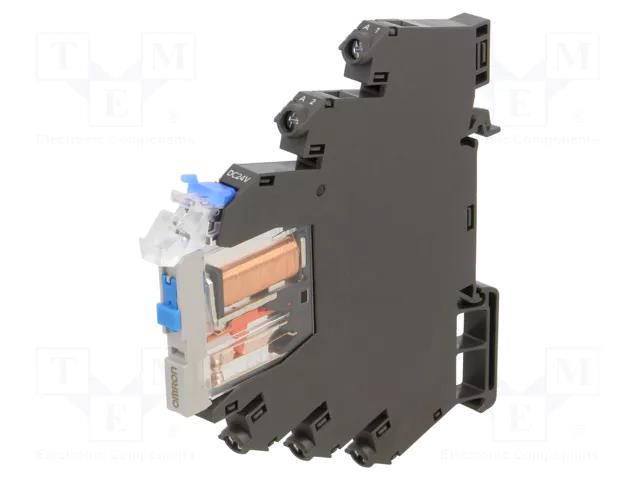 Relay: interface; SPDT; Ucntrl: 24VDC; 6A; 6A/250VAC; 6A/30VDC OMRON G2RV-ST701-24DC