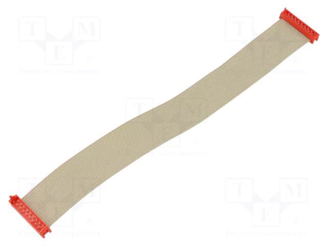 Ribbon cable with connectors; Tape ph: 1.27mm; PIN: 18; Len: 0.2m TE Connectivity 2205067-3