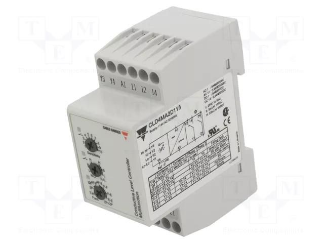 Level monitoring relay; conductive fluid level; 115VAC; CL; SPDT CARLO GAVAZZI CLD4MA2D115