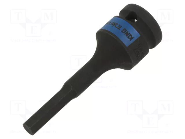 Socket; hex key,socket spanner,impact; Size: HEX 7mm; 1/2" KING TONY KT-401507M