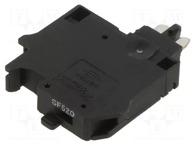 Fuse base; fuse: 5x20mm; black; Dim: 28x6.2mm SCHNEIDER ELECTRIC NSYTRASF520