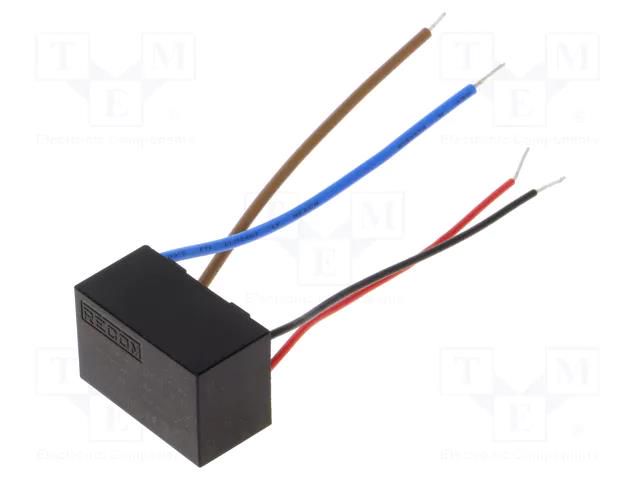 Converter: AC/DC; 2W; Uin: 85÷305VAC,120÷430VDC; Uout: 12VDC; 73% RECOM RAC02-12SE/277/W