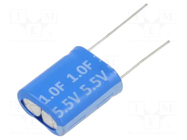 Supercapacitor; THT; 1F; 5.5VDC; 17x21x8.5mm Viking SC5V5Z105Z