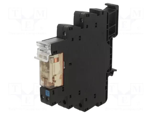 Relay: interface; DPDT; Ucntrl: 12VDC; 8A; for DIN rail mounting WEIDMÜLLER TRS-12VDC-2CO