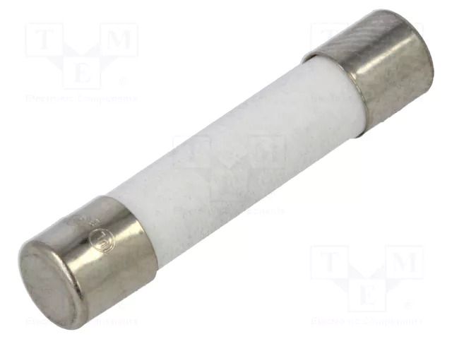 Fuse: fuse; 6A; 250VAC; quick blow; ceramic; 6.3x32mm; brass OPTIFUSE FCA-6A