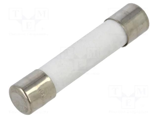 Fuse: fuse; 9A; 250VAC; quick blow; ceramic; 6.3x32mm; brass OPTIFUSE FCA-9A