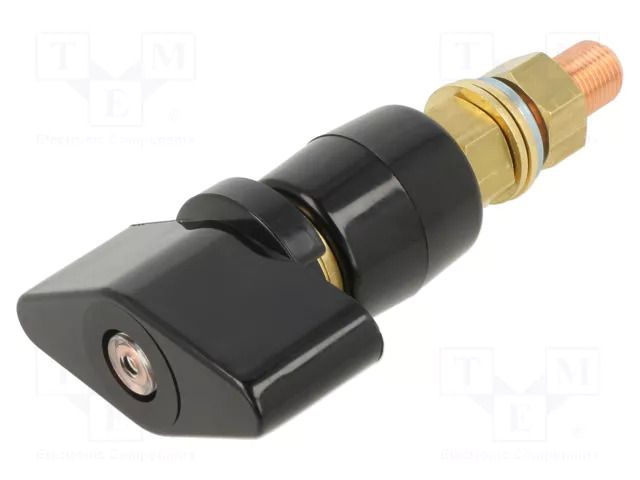 Laboratory clamp; black; 1kVDC; 400A; polycarbonate SCHÜTZINGER POL3590-SW