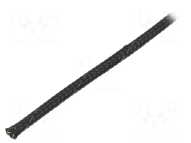 Braid; ØBraid : 2÷5nom.3mm; polyester; black; -50÷150°C; L: 100m ABB CPS3B-100-CV0