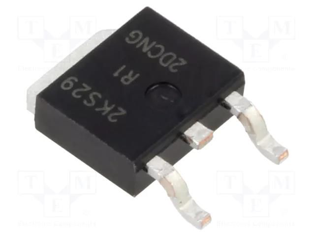 Thyristor; 800V; Ifmax: 12A; 7.8A; Igt: 20mA; DPAK; SMD; reel,tape LITTELFUSE MCR12DCNT4G-LF