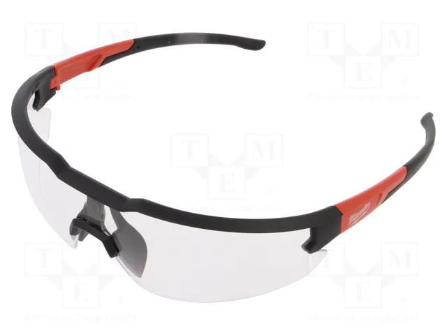 Safety spectacles; Lens: transparent Milwaukee MW-4932478763