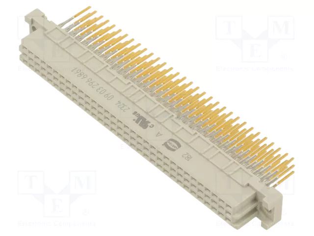 Connector: DIN 41612; socket; female; PIN: 96; straight; 2A; a+b+c HARTING 09032966861